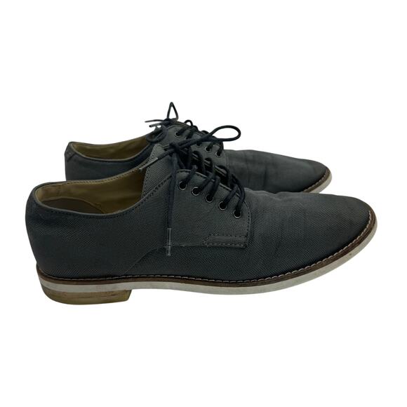 Calvin Klein Aggussie Oxford Flat Shoes Men’s 9.5 Dark Grey Nylon Lace-Up main image 5